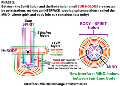 Mind and consciousness are the interface between body and spirit